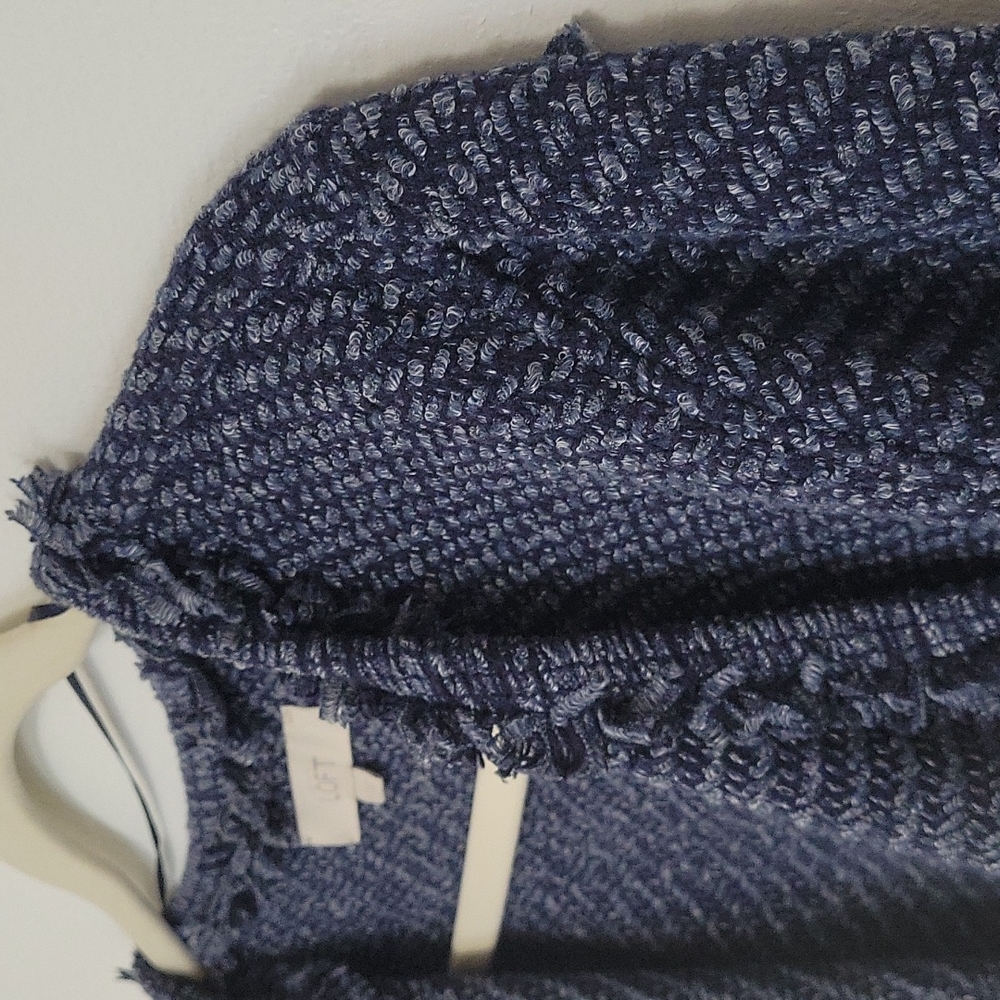 Euc, Loft Blazer Jacket, M, Multi Colored - image 7